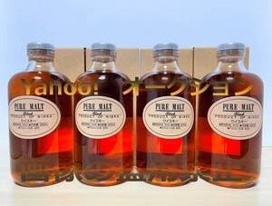 余市 蒸留所 限定 ピュア モルト ブラック 4本 ニッカ